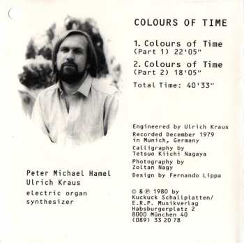 2CD Peter Michael Hamel: Colours Of Time / Bardo 365682