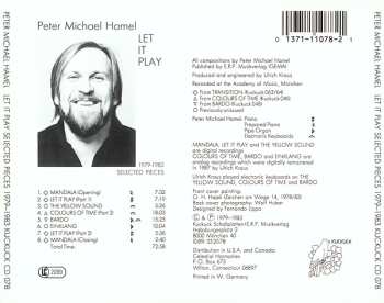 CD Peter Michael Hamel: Let It Play (1979-1983 Selected Pieces) 514392