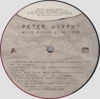 2LP Peter Murphy: Wild Birds Live Tour LTD | CLR 435860