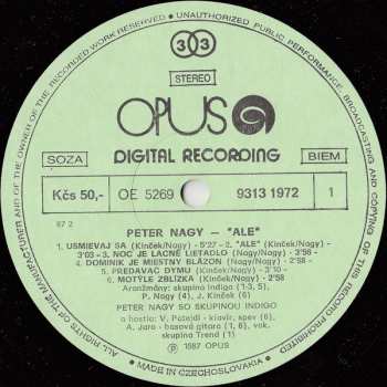 LP Peter Nagy: "Ale" 43078