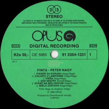 LP Peter Nagy: Finta