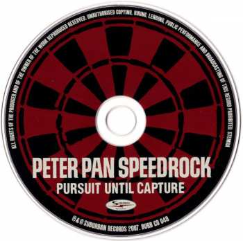 CD Peter Pan Speedrock: Pursuit Until Capture DIGI 29105