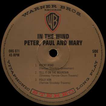 2LP Peter, Paul & Mary: In The Wind LTD | NUM 75835