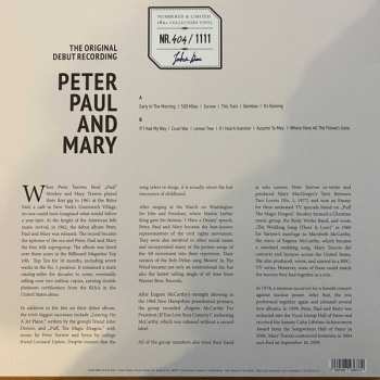 LP Peter, Paul & Mary: The Original Debut Recording LTD | NUM | CLR 432128