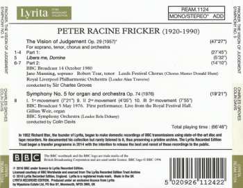 CD Peter Racine Fricker: The Visions Of Judgement - Symphony No. 5 127292