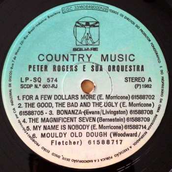 LP Peter Rogers E Sua Orquestra: Country Music: O Melhor Do Far-West 425439