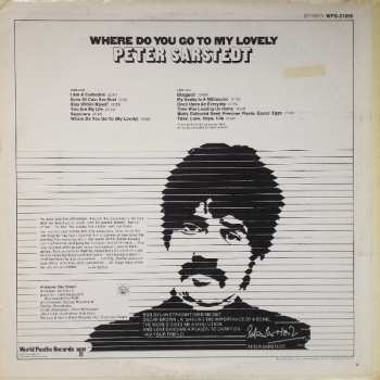 LP Peter Sarstedt: Where Do You Go To My Lovely