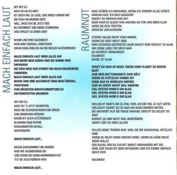 CD Peter Schilling: Raumnot 6 VS. 6