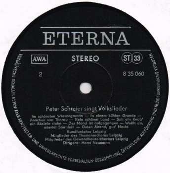 LP Peter Schreier: Peter Schreier Singt Volkslieder 537579