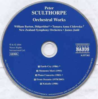 CD Peter Sculthorpe: Earth Cry / Piano Concerto 414581