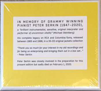 35CD/Box Set Peter Serkin: The Complete RCA Album Collection 365656