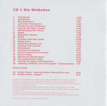 2CD Peter Thomas Sound Orchestra: Die Weibchen (The Females) / Oh Happy Day (Seventeen And Anxious) / Engel, Die Ihre Flügel Verbrennen (Angels With Burnt Wings) 521549