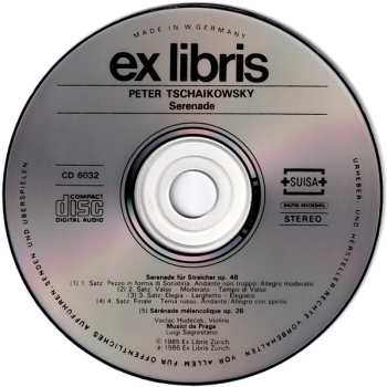 CD Pyotr Ilyich Tchaikovsky: Serenade Für Streicher Op. 48 / Serenade Mélancolique Op. 26 