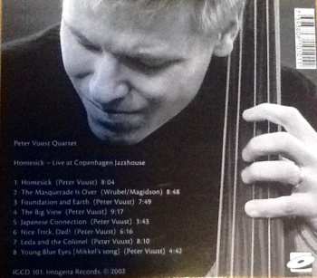 CD Peter Vuust Quartet: Homesick [Live At Copenhagen Jazzhouse] 98246