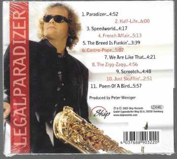 CD Peter Weniger: Legal Paradizer DIGI 228066
