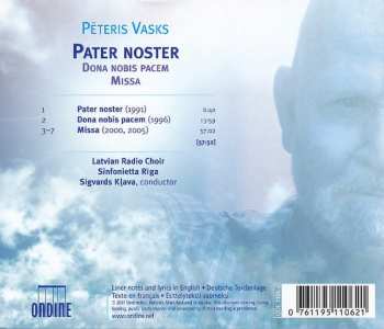 CD Pēteris Vasks: Pater Noster · Dona Nobis Pacem · Missa 308280