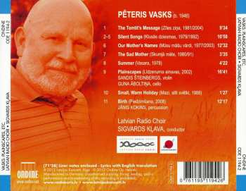 CD Pēteris Vasks: Plainscapes 122170