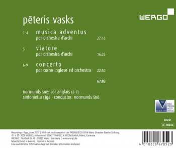 CD Pēteris Vasks: Viatore 329536