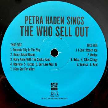 LP Petra Haden: Petra Haden Sings: The Who Sell Out 75327