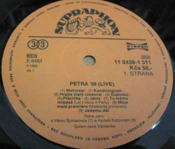 LP Petra Janů: Petra '88 Live 42707