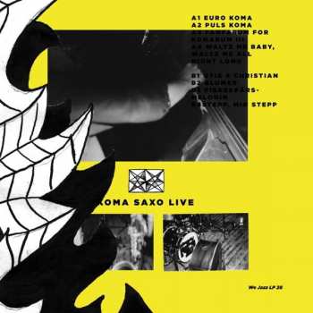 Album Petter & Koma Saxo Eldh: Koma Saxo Live