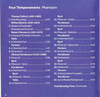 CD Phantasm: Four Temperaments 459326