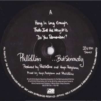 2LP Phil Collins: ...But Seriously DLX