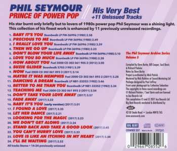 CD Phil Seymour: Prince Of Power Pop-His Very Best+11 Unissued Tracks 230031
