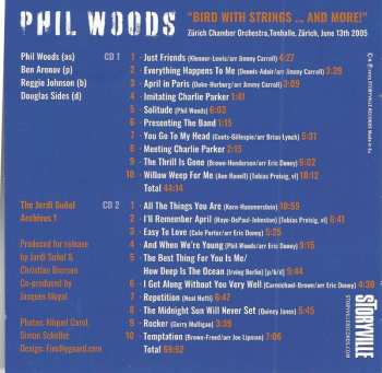 2CD Phil Woods: Bird With Strings ... And More! 538299