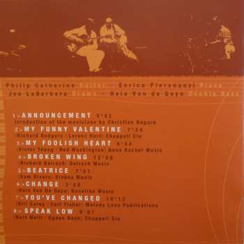 CD Philip Catherine: Concert In Capbreton 289165