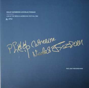 Album Philip Catherine: Live At The Berlin Jazzbühne Festival 1982