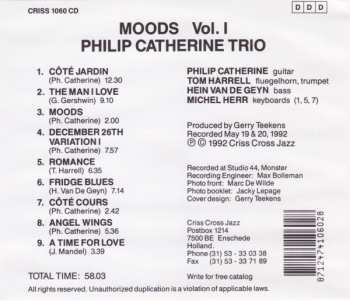 CD Philip Catherine Trio: Moods Volume I 536705