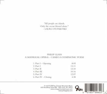 CD Philip Glass: A Madrigal Opera 299620