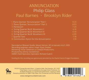 CD Philip Glass: Annunciation 338168