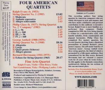 CD Philip Glass: Four American Quartets 360734