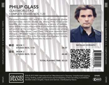CD Philip Glass: Glassworlds 2 - Complete Etudes Nos. 1-20 279810