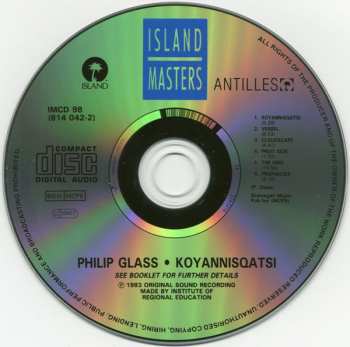CD Philip Glass: Koyaanisqatsi 384761