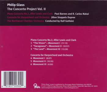 CD Philip Glass: Piano Concerto No. 2, After Lewis And Clark | Concerto For Harpsichord And Orchestra 188160