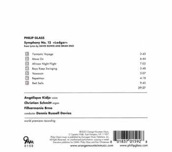 CD Philip Glass: Symphony No. 12 »Lodger« DIGI 434342