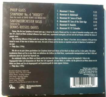 CD Philip Glass: Symphony No. 4 "Heroes" 294445