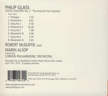CD Philip Glass: Violin Concerto No. 2 "The American Four Seasons" 344658