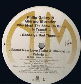 LP Giorgio Moroder: Philip Oakey & Giorgio Moroder