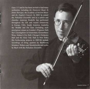 CD Philipp Heinrich Erlebach: VI Sonate - À Violino E Viola Da Gamba Col Suo Basso Continuo 474442