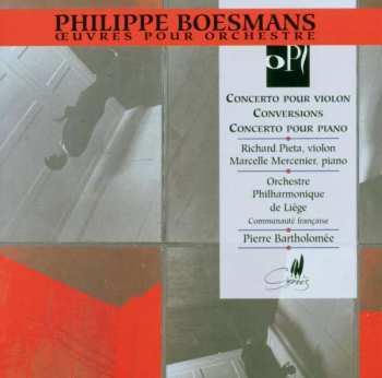 Album Philippe Boesmans: Œuvres Pour Orchestre