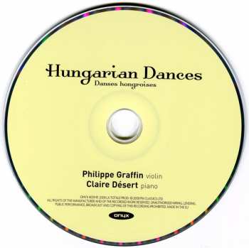 CD Philippe Graffin: Hungarian Dances 320021