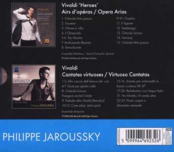 2CD/Box Set Philippe Jaroussky: Vivaldi Heroes - Opera Arias / Vivaldi Virtuoso Cantatas LTD 474555