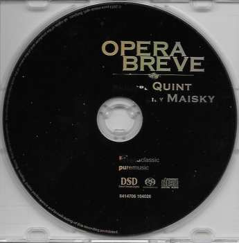 SACD Philippe Quint: Opera Breve 312021