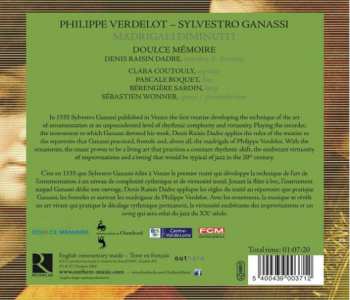 CD Philippe Verdelot: Madrigali Diminuiti 298203
