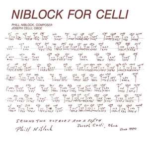 Phill Niblock: Niblock For Celli / Celli Plays Niblock