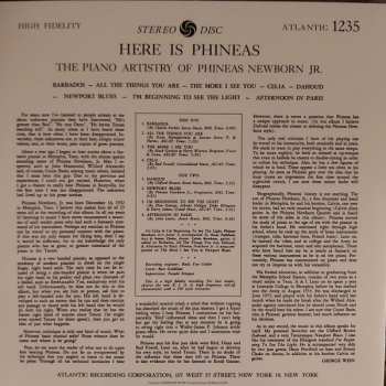 LP Phineas Newborn Jr.: Here Is Phineas (The Piano Artistry Of Phineas Newborn Jr.) LTD 78276